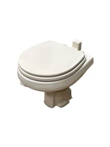 Dometic Sealand Vacuflush 148 Toilet, Evovac, Bone, (Damaged), OEM - Picture 1 of 14
