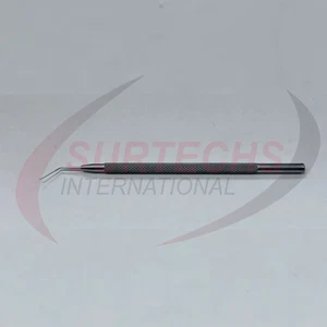 Sinskey Il Lens Hook Angled With Round Handle 0.2mm Dia. Blunt Tip - Surtechs - Picture 1 of 3