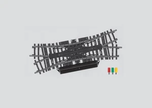 INTERRUPTOR DESLIZANTE DOBLE ELÉCTRICO MARKLIN 2260 HO K-TRACK 3ER CARRIL 168,9 mm 22,5° NUEVO - Imagen 1 de 2