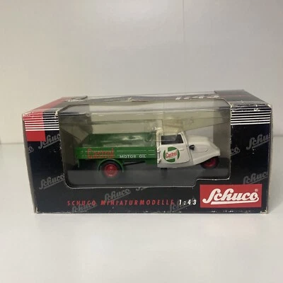 Schuco 1/43 Métal - Tempo Plateau Castrol Voiture Miniature Collection - Photo 1/4