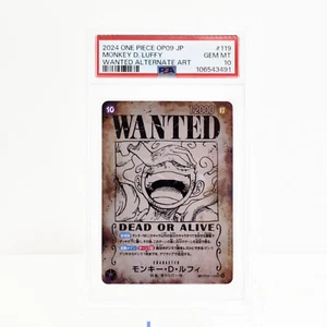 PSA 10 ONE PIECE Card Luffy OP05-119 Wanted Emperors in the New World Japanese - Picture 1 of 2