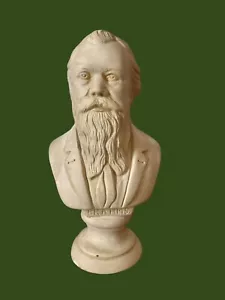 Johannes Brahms Composer Plaster Bust Figure Statue 9” - Picture 1 of 4