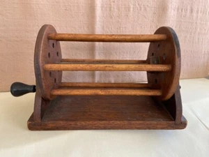 Vintage Fly Fishing Line Dryer Drying Wooden Spool Manual - Picture 1 of 6