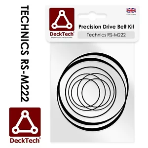 DeckTech Ersatzgurte für Technics Doppelkassettendeck RS-M222 RSM222 - Bild 1 von 3