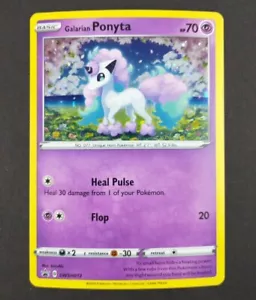 Pokemon TCG Galarian Ponyta SWSH013 Black Star Promo Cosmos Holo NM - Picture 1 of 2
