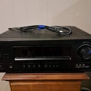 Denon AV Surround Receiver AVR-1712, HDMI, 120V 60Hz, In Black Color - Picture 1 of 8