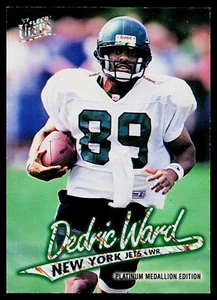 1997 Ultra Dedric Ward Platinum Medallion #P337 New York Jets - Picture 1 of 2