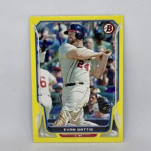 Evan Gattis Yellow Insert #D/99 2018 Bowman Baseball Card #13 Mint Condition - Picture 1 of 10