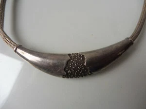 Bella, Vecchio Collana Con Ciondolo, Collier, 925 Argento - Foto 1 di 4