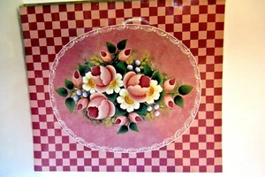 GAIL ANDERSON FOLK ART ROSE FLORAL PHOTO ALBUM PAINTING PATTERN PACK   - Picture 1 of 2