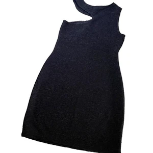 BCBG Little Black Cocktail Dress Body Con One Shoulder Women's Size XS - Picture 1 of 7