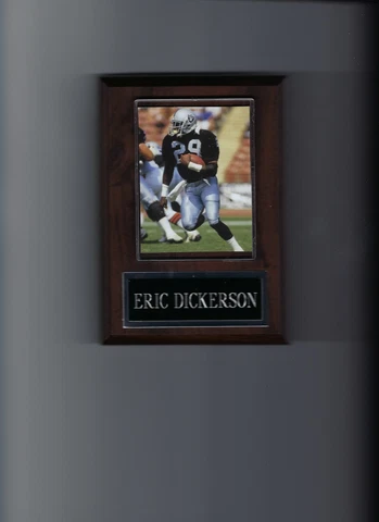 ERIC DICKERSON PLAQUE LOS ANGELES RAIDERS LA FOOTBALL NFL Cover