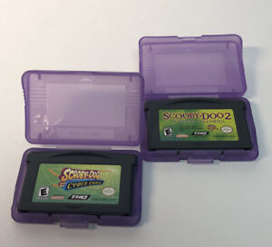 Lot Of 2 Nintendo Game Boy Advance Scooby-Doo Games Cyber Chase & Scooby Doo 2