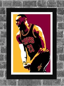 Cleveland Cavaliers Lebron James Portrait Sports Print Art 11x17 - Picture 1 of 1