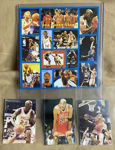 1990's MICHAEL JORDAN MUFLON Unused Stickers & sheet Rare POLAND & YUGOSLAVIAN - Picture 1 of 2
