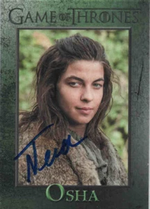 NATALIA TENA - Osha - Game of Thrones - Autogramm Sammelkarte - Bild 1 von 1