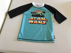 NWT Disney Store Star Wars Rash Guard Shirt UPF 50+ Boy 7/8 - Picture 1 of 1