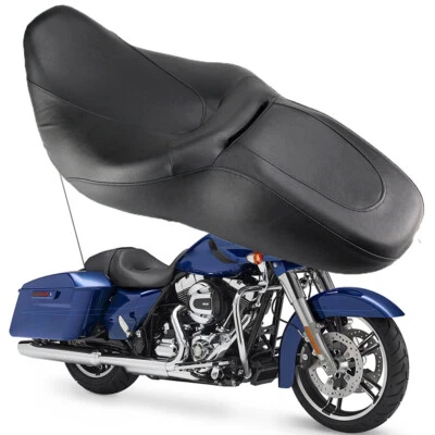 Driver Passenger Two-up Seat For Harley Touring Road King FLHR Street Glide FLHX - Image 1 of 4