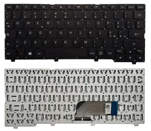 Original Lenovo Ideapad 100S-11IBY Laptop IT Tastiera Nero QWERTY - Picture 1 of 2