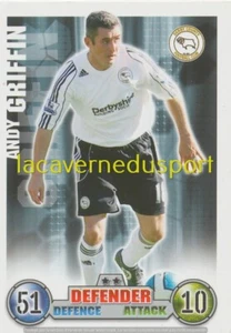 097 ANDY GRIFFIN # DERBY COUNTY TOPPS PREMIER LEAGUE 2007 2008 MATCH ATTAX - Picture 1 of 1