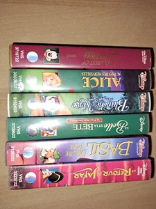k7 vidéo disney "6 K7" original avec puce sur la boite et la k7+ N° série - Photo 1/4