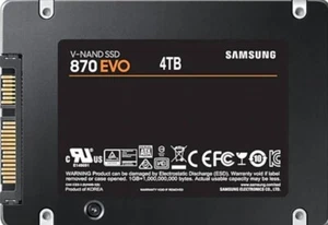 MZ-77E4T0B/AM Samsung 870 EVO 4TB 6Gbps SATA 2.5 Inch Internal SSD Brand New!!! - Picture 1 of 4