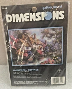 Dimensions STONEWALL COTTAGE embroidery kit NEW 7" x 5" - Picture 1 of 3