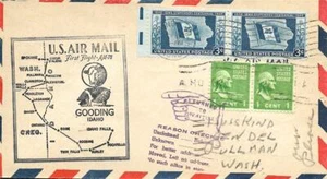 First Airmail Flight Gooding ID September 28 1946 AAMC#78N11 - Picture 1 of 1