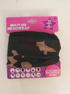 Camouflauge Face Masks Bandana Neck Gaiter Protective Face Cover Children 3+ - Picture 1 of 5