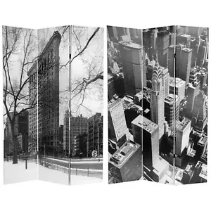 6 ft. Tall New York City Double Sided Room Divider - Picture 1 of 3