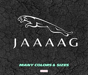 Jaguar JAAAAG - Fun Car Decal - Various sizes and colors - Bild 1 von 4