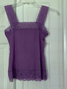NWT Halogen Purple Stretch Tank in Size PS - Picture 1 of 2