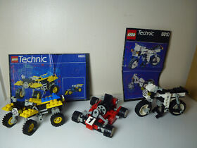 LEGO Technic Cafe Racer (8810) Speedway Bandit (8815) ATX Sport Cycle (8826)