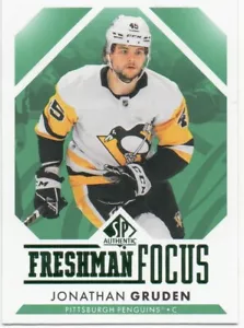 23-24 2023-24 SP Authentic Gruden Green Freshman Focus #FF-8 Penguins 1:60 Packs - Bild 1 von 1