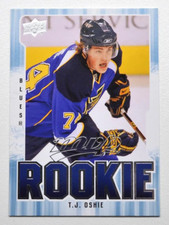 2008-09 Upper Deck MVP #379 T.J. Oshie RC