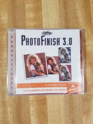 SOFTKEY PHOTOFINISH 3.0 1998 BRAND NEW SEALED - Image 1 of 3