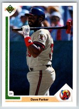 1991 UPPER DECK DAVE PARKER CALIFORNIA ANGELS #733