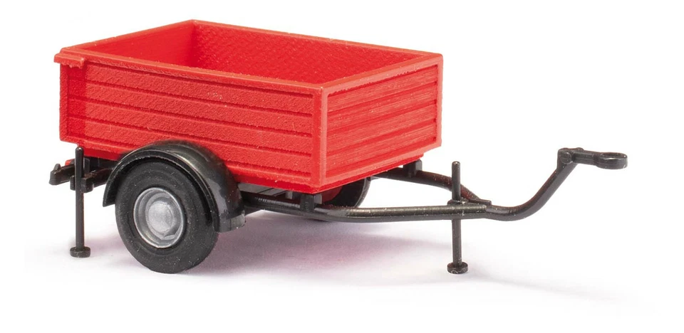 Busch 59970 Feuerwehranhänger Senza Caricamento, H0, Nuovo 2021 - Immagine 1 di 1