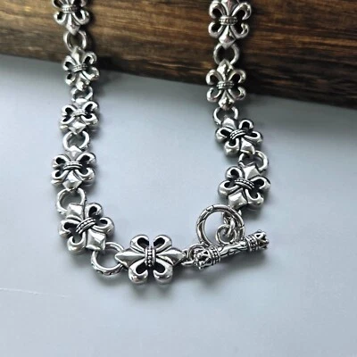 Brazalete/Collar Espada Cadena Antigua y Texturizada Acero 316 24/8.5" Foto 1 de 4