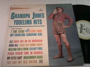 Grandpa Jones LP - Yodeling Hits MONUMENT label Mono VG Vinyl - Picture 1 of 3