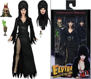 NECA Elvira Mistress of The Dark 8" Posable Clothed Action Figure New in Box - Picture 1 of 2