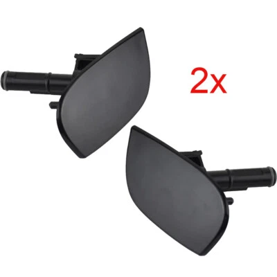 2PCS Headlight Washer Spray Nozzle Cover Cap Fit For Porsche Macan 2015-2018 US - Imagem 1 de 4