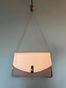 Brand new never used cream beige clutch bag with chain strap - Picture 1 of 6
