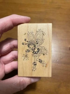 Stamp PSX F-141 PIXIE FAIRY WITH WINGS WAND Fairy Garden Mythical - Picture 1 of 2