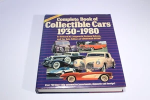 COMPLETE BOOK OF COLLECTIBLE CARS 1930 - 1980 Hardcover With Dust Jacket, 1985 - Picture 1 of 18