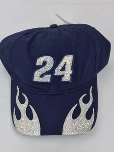 Jeff Gordon 24 Chase Authentics Kids Hat Nascar Girls Flames NWT Adjustable rare - Picture 1 of 5