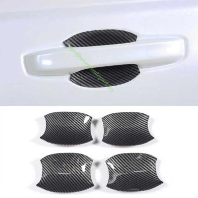 Cubierta exterior de tazón de puerta lateral ABS de fibra de carbono para Honda CR-V CRV 2023-2024 Foto 1 de 4