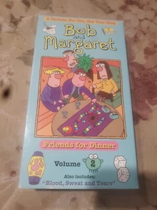 Bob and Margaret VHS Volume 2 Friends For Dinner Rare Comedy Animation TV Show - Picture 1 of 1