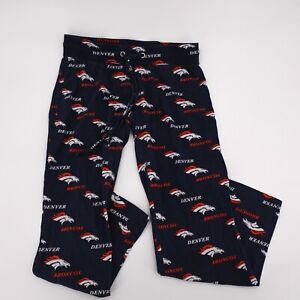 Denver Broncos Pajama Pants Adult Small Straight Leg Pull on NFL Football