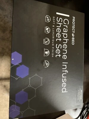 Juego de sábanas Protect-a-Bed con infusión de grafeno gris Split King Foto 1 de 3